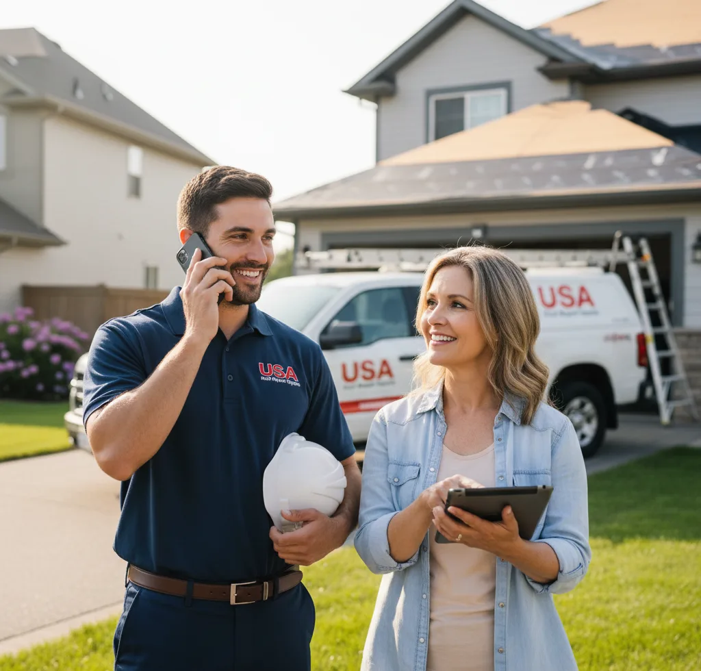 USA Roof Repair Experts customer support in Adah